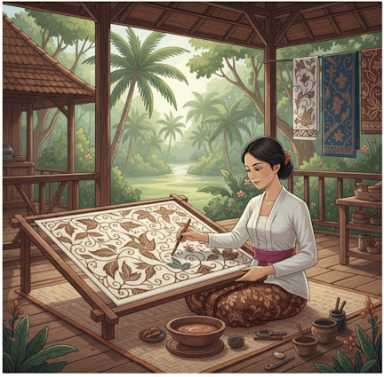 BATIK (Amba-Titik atau Nitik) 