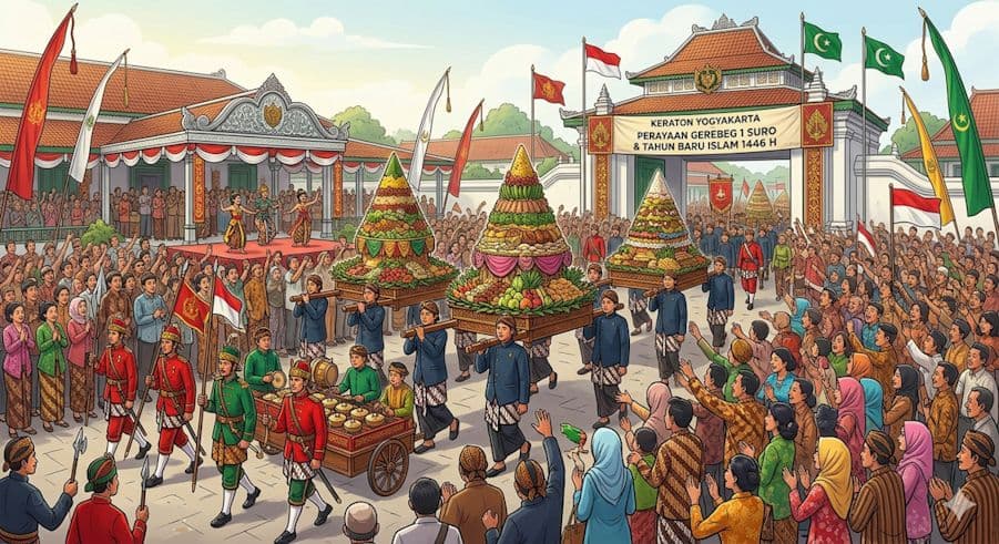 Tahun Baru Islam: Mengulik Fakta Unik Tradisi Grebeg dan Keseruan Berebut 'Gunung' Berkah