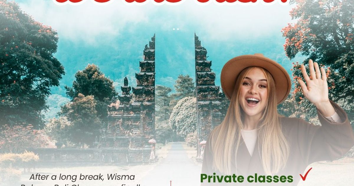 Bali Language Learning Private Indonesian Lesson in Bali | Wisma Bahasa